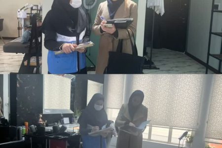 برگزاری گشت بازرسی و نظارت از واحد‌های صنفی آرایشگران زنانه در شهرستان فیروزکوه