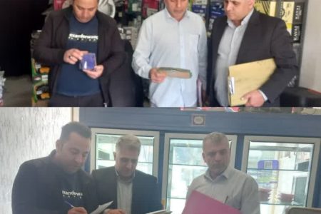 گشت مشترک طرح نظارتی ویژه ماه مبارک رمضان و نوروز ۱۴۰۴ از واحدهای صنفی سطح شهرستان فیروزکوه